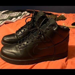 Nike Dunk High Premium Black size 10